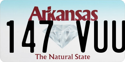 AR license plate 147VUU