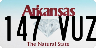 AR license plate 147VUZ