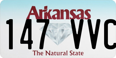AR license plate 147VVC