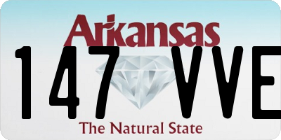 AR license plate 147VVE
