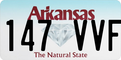 AR license plate 147VVF