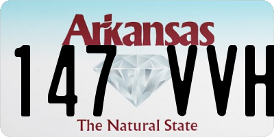 AR license plate 147VVH