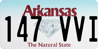 AR license plate 147VVI