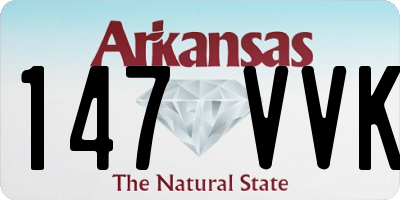 AR license plate 147VVK