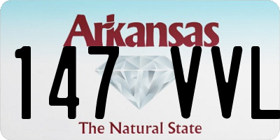 AR license plate 147VVL