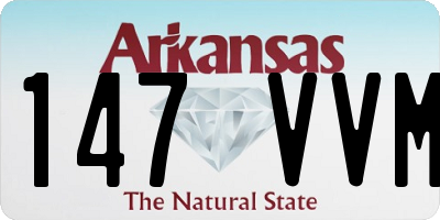 AR license plate 147VVM