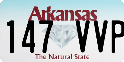 AR license plate 147VVP