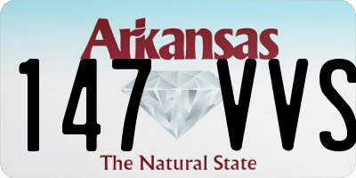 AR license plate 147VVS