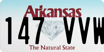 AR license plate 147VVW