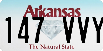 AR license plate 147VVY