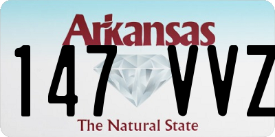 AR license plate 147VVZ