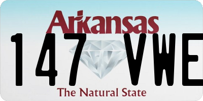 AR license plate 147VWE