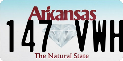AR license plate 147VWH
