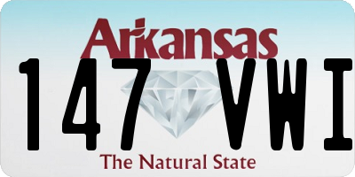 AR license plate 147VWI