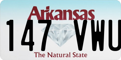 AR license plate 147VWU