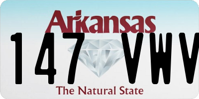 AR license plate 147VWV
