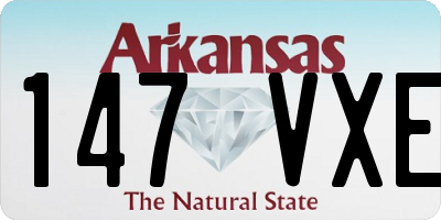 AR license plate 147VXE
