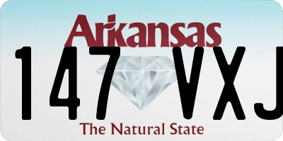 AR license plate 147VXJ