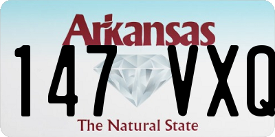 AR license plate 147VXQ