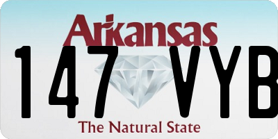 AR license plate 147VYB