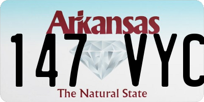 AR license plate 147VYC