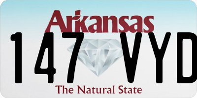 AR license plate 147VYD