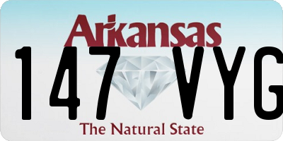 AR license plate 147VYG