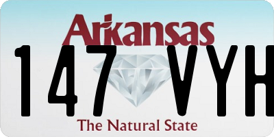 AR license plate 147VYH