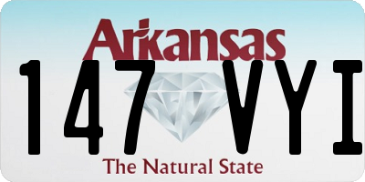AR license plate 147VYI