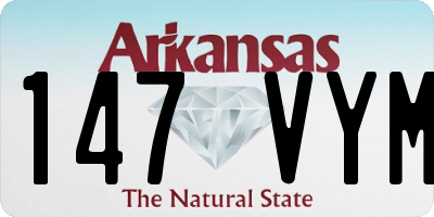AR license plate 147VYM
