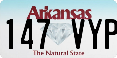 AR license plate 147VYP