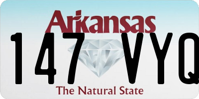 AR license plate 147VYQ