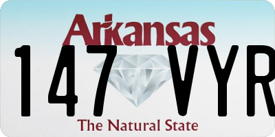 AR license plate 147VYR