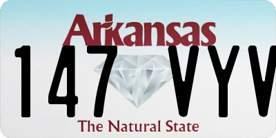 AR license plate 147VYV
