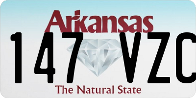 AR license plate 147VZC
