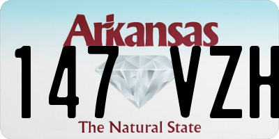 AR license plate 147VZH
