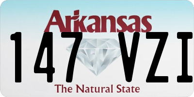 AR license plate 147VZI