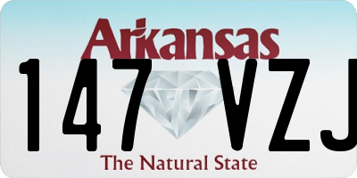 AR license plate 147VZJ