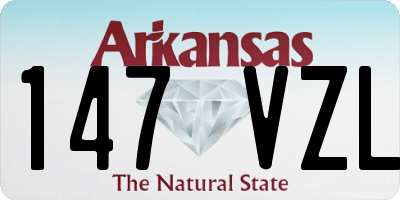 AR license plate 147VZL