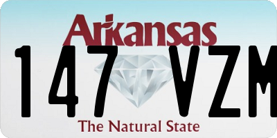 AR license plate 147VZM