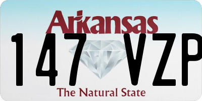 AR license plate 147VZP