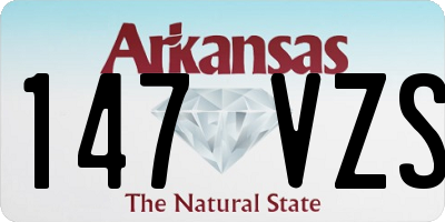 AR license plate 147VZS