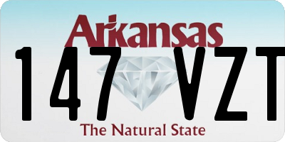 AR license plate 147VZT
