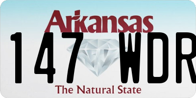 AR license plate 147WDR
