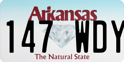 AR license plate 147WDY