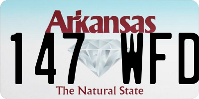 AR license plate 147WFD