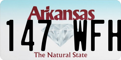AR license plate 147WFH