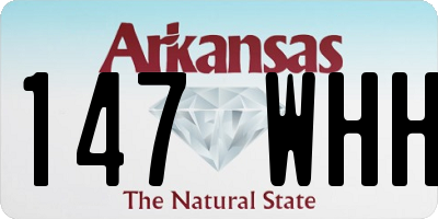 AR license plate 147WHH