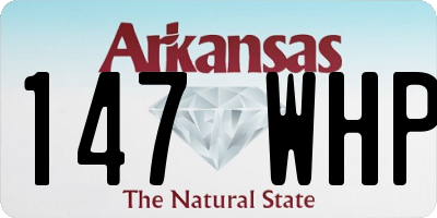AR license plate 147WHP
