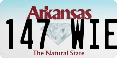 AR license plate 147WIE